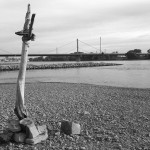 RiverArt Rechtsrheinisch, zwischen Autobanhbruecke Leverkusen & Muendung Duenn